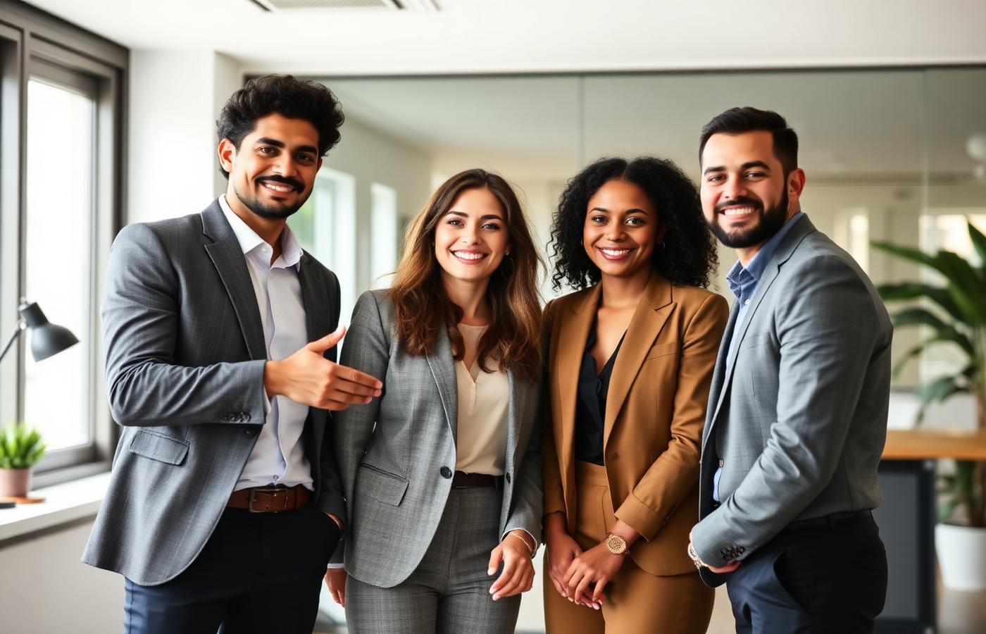 Equipe da TS Promotora dando suporte a correspondentes parceiros